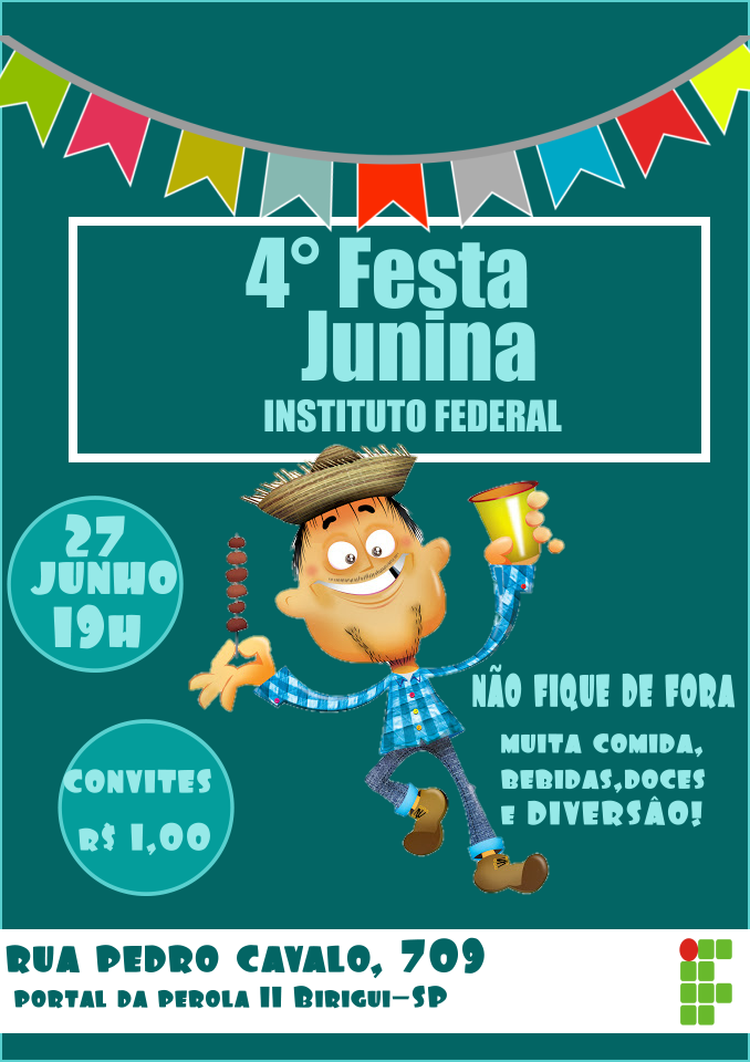 Poster da IFesta Junina 2015