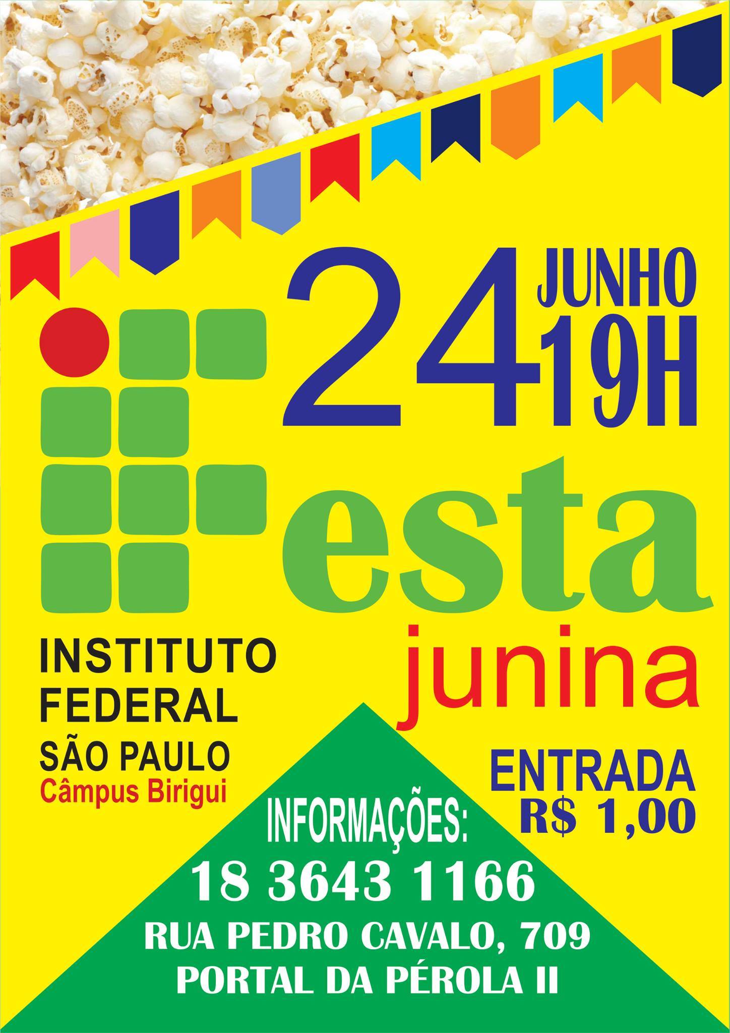 Poster da IFesta Junina 2017