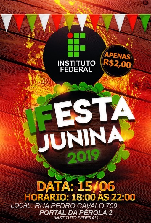 Poster da IFesta Junina 2019